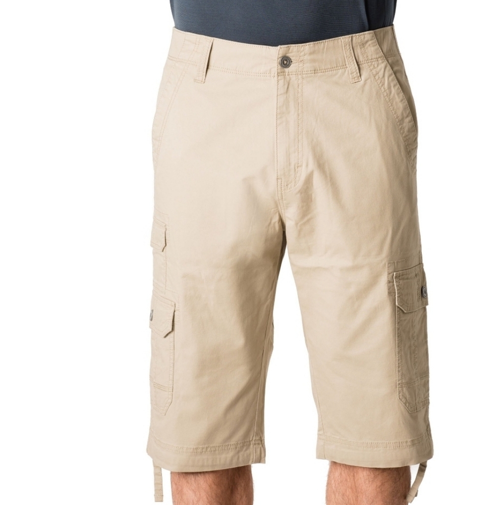 PJ Mark men's tan khaki cargo shorts size 42" w